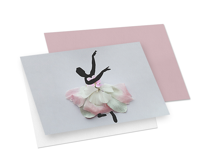 Romantic Ballerina Note Cards (Set of 12) | Dance_1_Card.jpg