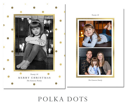 Polka Dots - Christmas Card