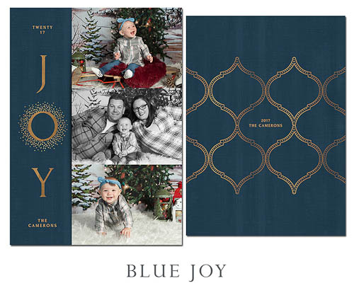  Blue Joy - Christmas Card