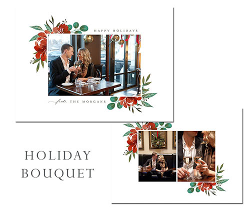 Holiday Bouquet - Christmas Card